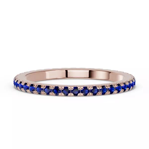 Chroma Sapphire Eternity Band
