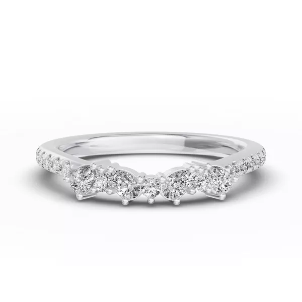 Papillon Pavé Diamond Band