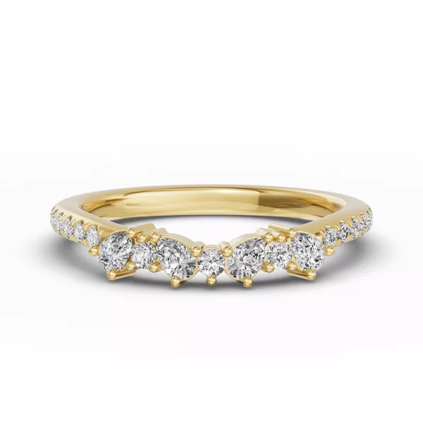 Papillon Pavé Diamond Band