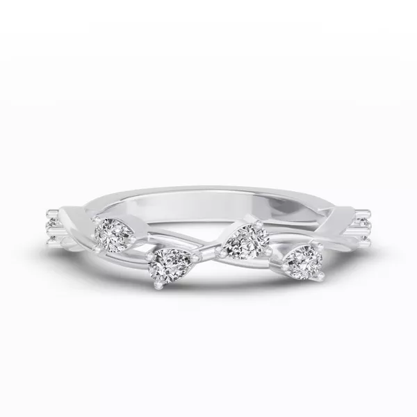 Botanical Twist Diamond Band