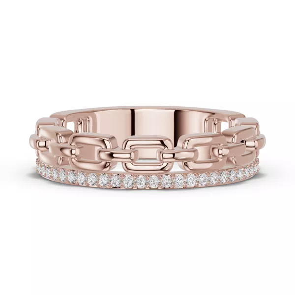 Chain Reaction Pavé Band