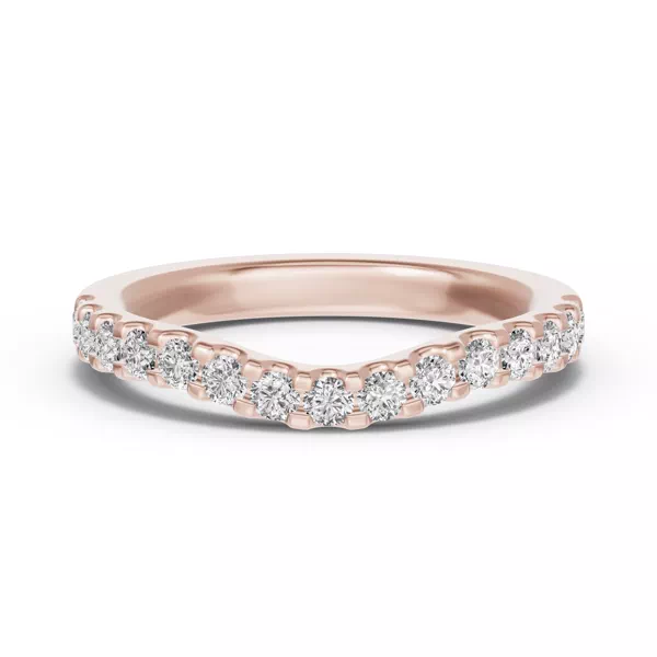 Trevi Contoured Pavé Lab  Band (2.2mm)