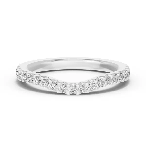 Trevi Contoured Pavé Band (1.8mm)