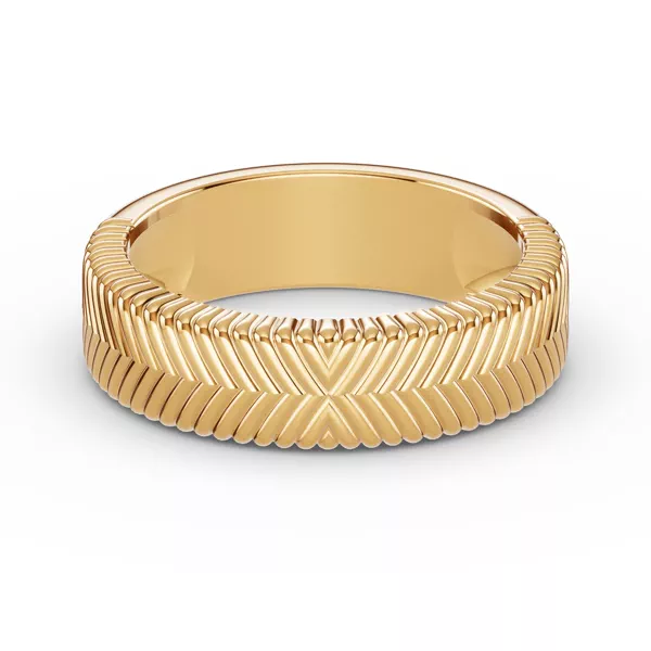 Aveline Fluted Band (6mm)