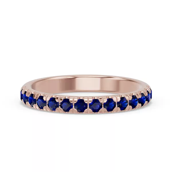 Marigold Royale Pavé Sapphire Band