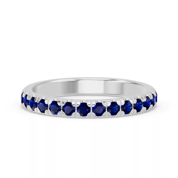 Marigold Royale Pavé Sapphire Band