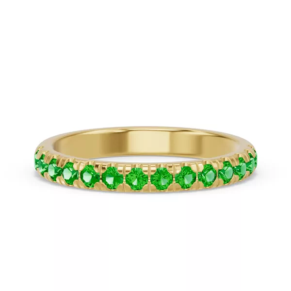 Marigold Royale Pavé Tsavorite Band
