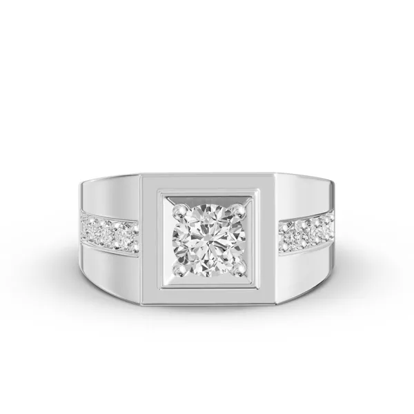 Framed Round Lab Diamond Ring (1.50 ct. tw.)