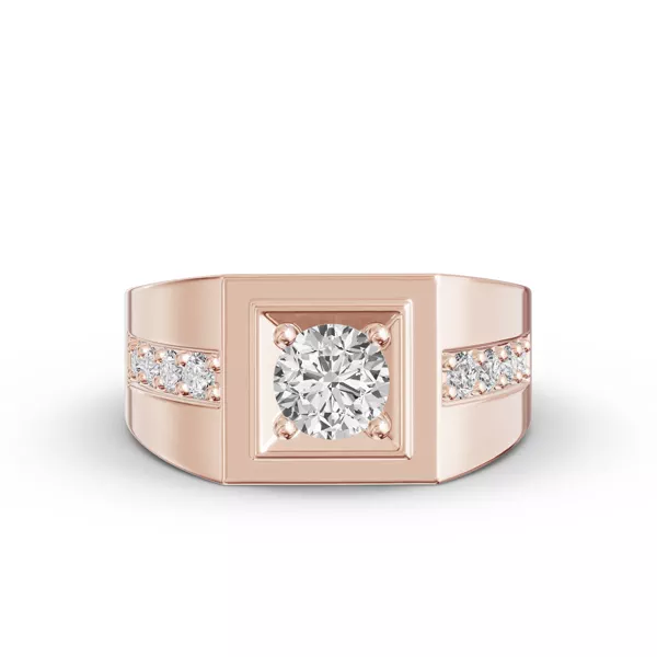 Framed Round Lab Diamond Ring (1.50 ct. tw.)