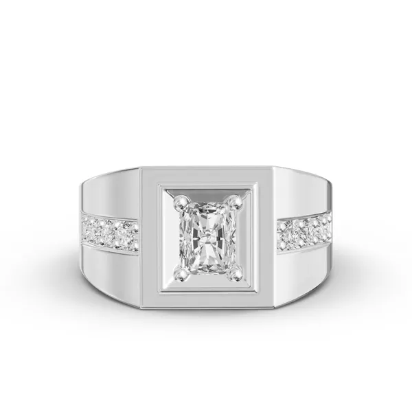 Framed Radiant Lab Diamond Ring (1.50 ct. tw.)