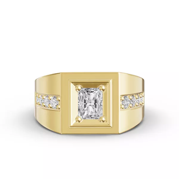 Framed Radiant Lab Diamond Ring (1.50 ct. tw.)