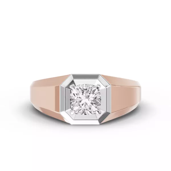 Octagonal Cushion Lab Diamond Band (2.00 ct.)