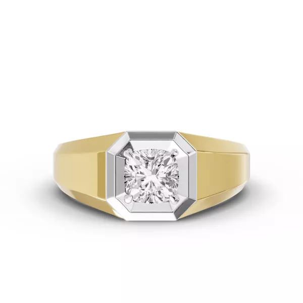 Octagonal Cushion Lab Diamond Band (2.00 ct.)