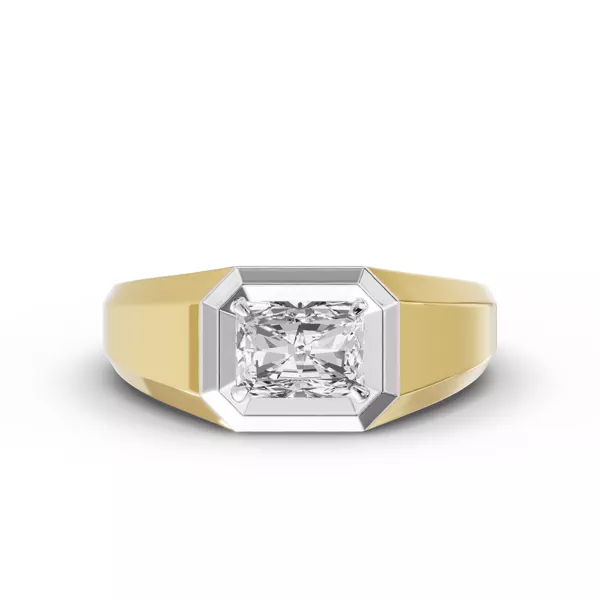 Octagonal Radiant Lab Diamond Band (2.00 ct.)