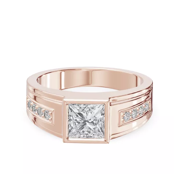 Framed Bezel Princess Lab Diamond Ring (2.25 ct. tw.)