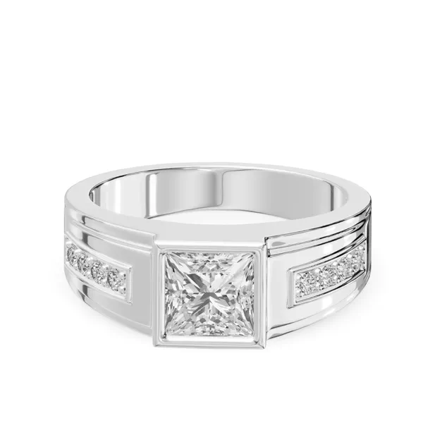 Framed Bezel Princess Lab Diamond Ring (2.25 ct. tw.)
