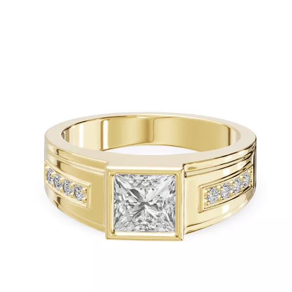 Framed Bezel Princess Lab Diamond Ring (2.25 ct. tw.)