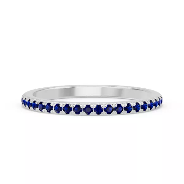 Marigold Pavé Sapphire Band