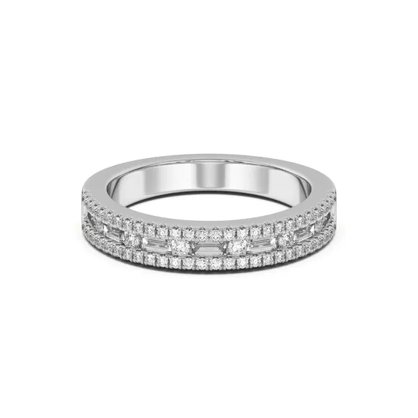 Rochelle Triple Row Diamond Band