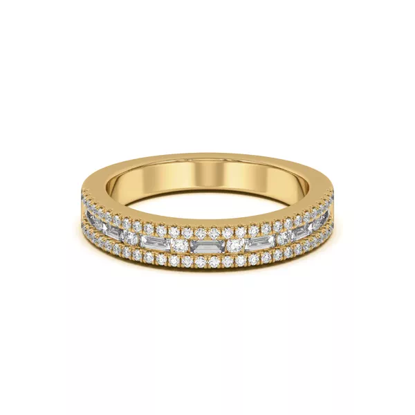 Rochelle Triple Row Diamond Band