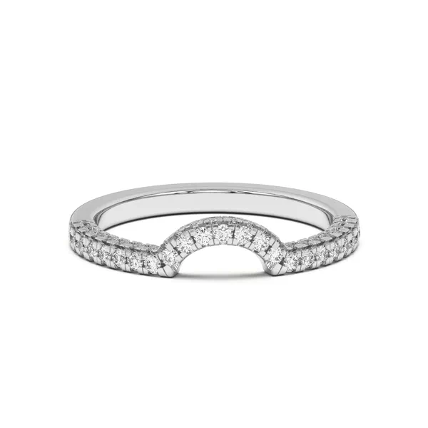 Trio Diamond Curved Band