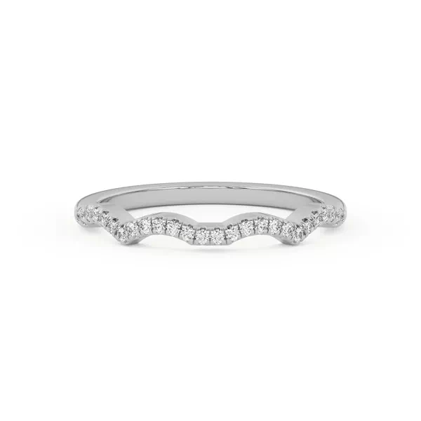 Infinity Curved Diamond Band