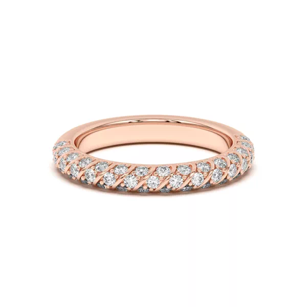 Madeline Pavé Trio Striped Band