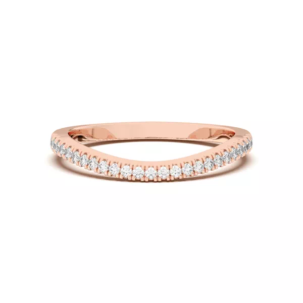 Liana Curve Pavé Band