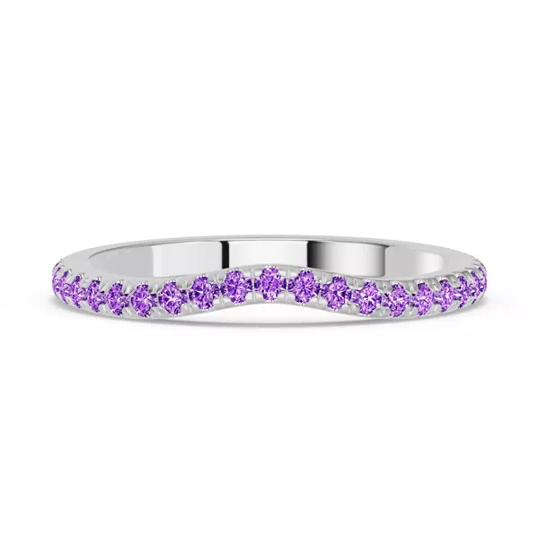 Spectra Amethyst Contoured Band