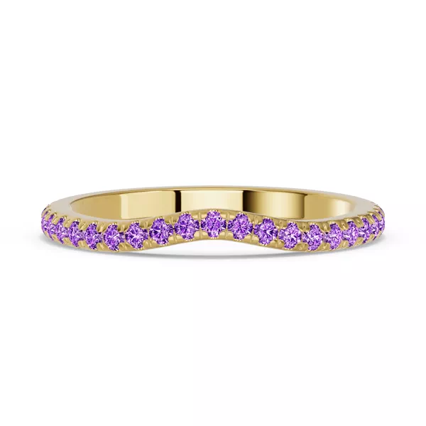 Spectra Amethyst Contoured Band
