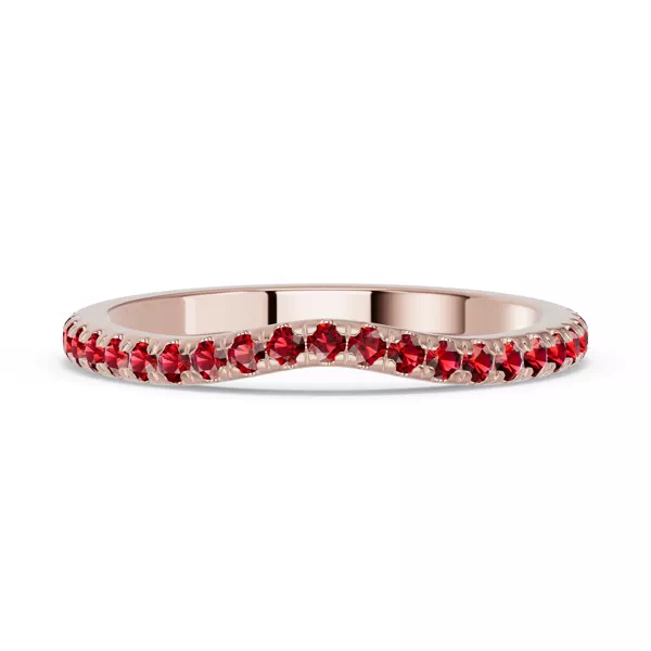Spectra Garnet Contoured Band