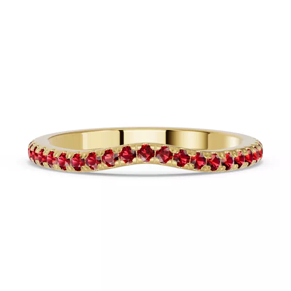 Spectra Garnet Contoured Band