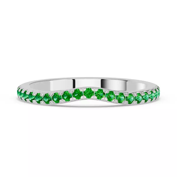 Spectra Tsavorite Contoured Band