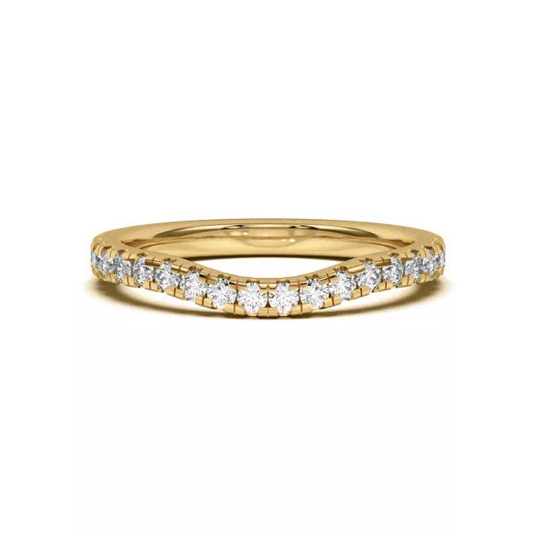Orbit Pavé Curved Band