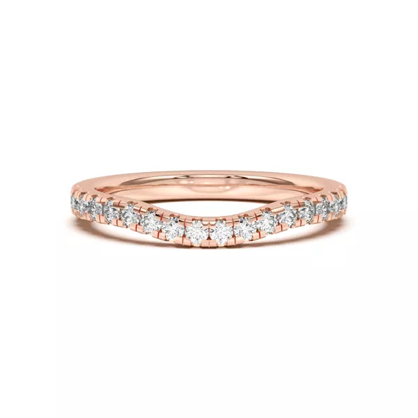 Orbit Pavé Curved Band