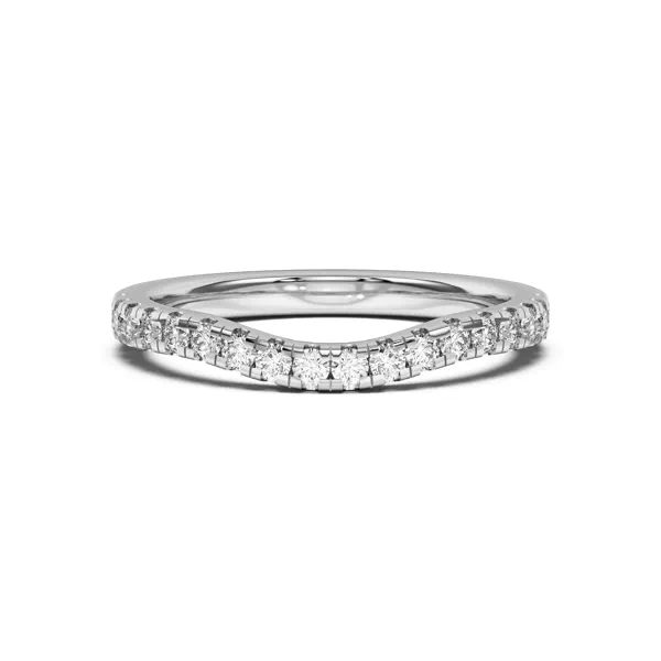 Orbit Pavé Curved Band