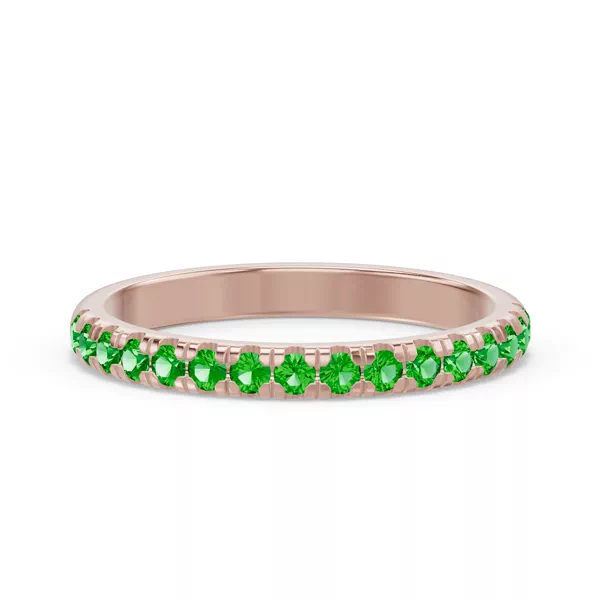 Marigold Grand Pavé Tsavorite Band