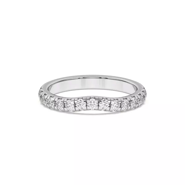 Marie Majestic Curved Lab Pavé Band