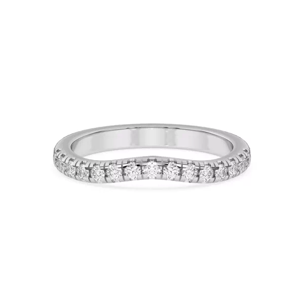 Petalo Pavé Curved Band