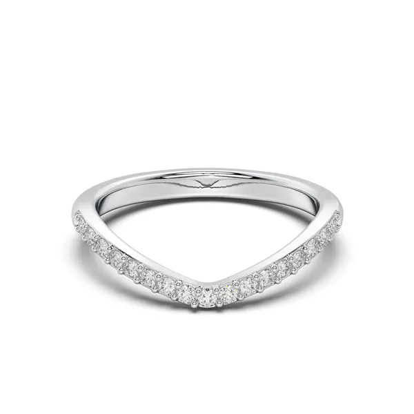 Belloc Lab Diamond Pavé Curved Band