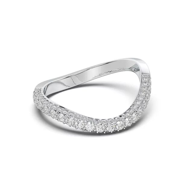 Rivelle Lab Diamond Pavé Curved Band