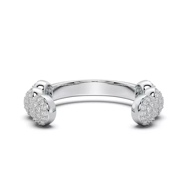 Portella Pavé Disc Lab Diamond Open Band