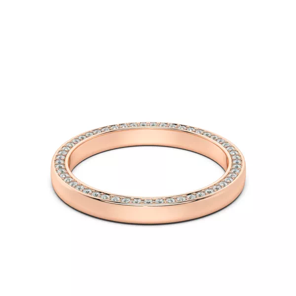 Cassis Lab Diamond Pavé Profile Eternity Band