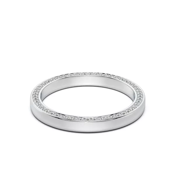 Cassis Lab Diamond Pavé Profile Eternity Band