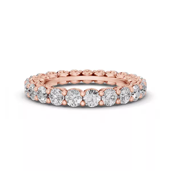 Sculpted Heart Diamond Eternity Ring (2 ct. tw.)