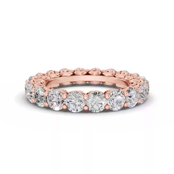 Sculpted Heart Diamond Eternity Ring (3 ct. tw.)