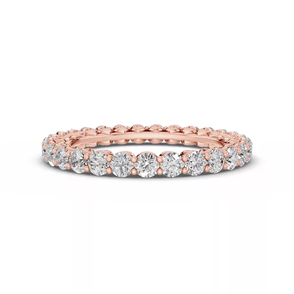 Sculpted Heart Lab Diamond Eternity Ring (1 ct. tw.)