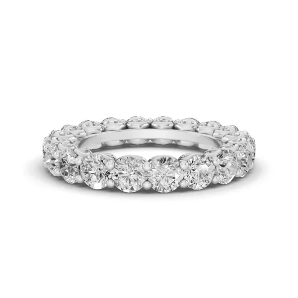 Sculpted Heart Lab Diamond Eternity Ring (3 ct. tw.)