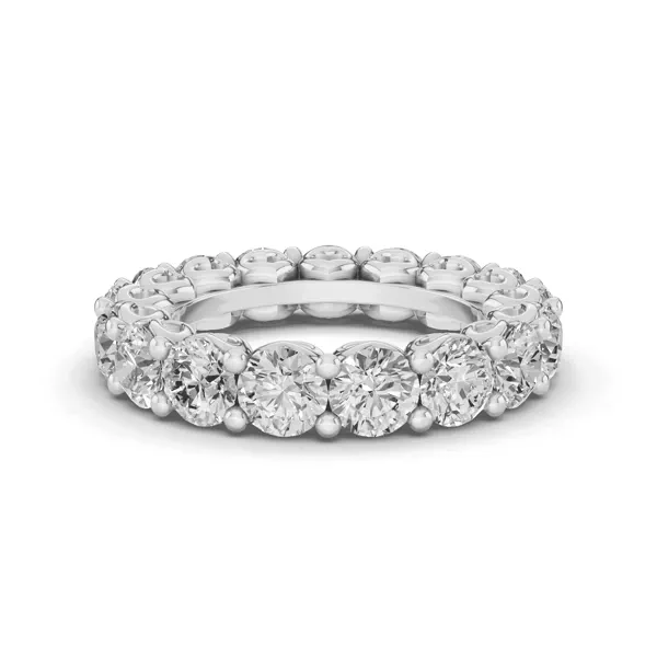 Sculpted Heart Lab Diamond Eternity Ring (5 ct. tw.)