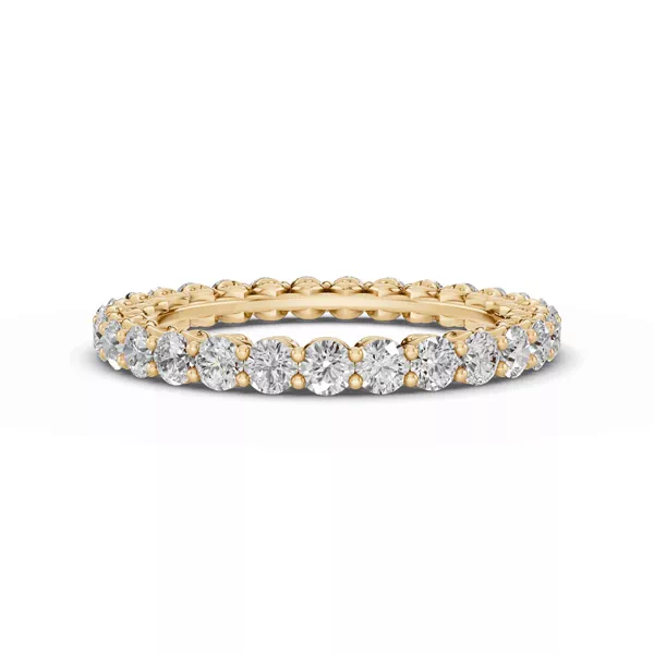 Sculpted Heart Lab Diamond Eternity Ring (1 ct. tw.)